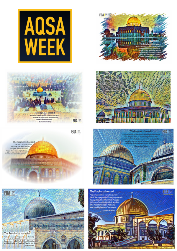 Hadith Posters on Al-Aqsa